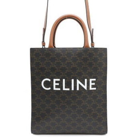 Celine Triomphe Vertical Cabas Tote Bag - Picture 1 of 8